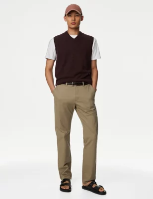 2pk Regular Fit Stretch Chinos