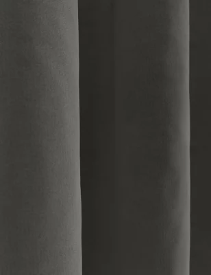 Velvet Pencil Pleat Thermal Curtains