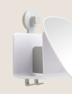 Easystore&trade; Compact Shower Caddy With Mirror