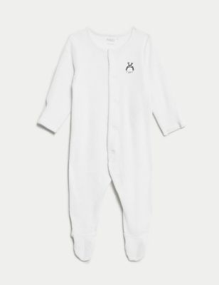 2pk Cotton Rich Panda Sleepsuits (6&trade;Lbs-3 Yrs)