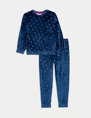 Velour Star Pyjamas (1-8 Yrs)