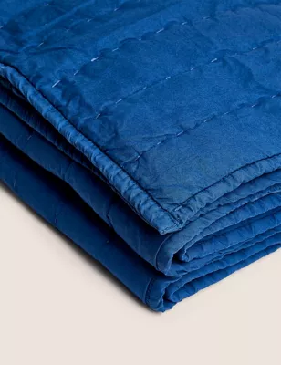 Velvet Quilted Bedspread