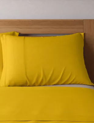 2pk Cotton Rich Percale Pillowcases