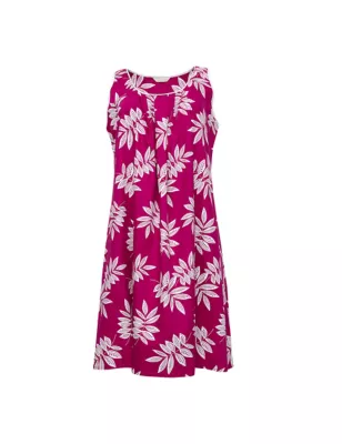 Cotton Modal Leaf Print Short Chemise