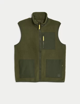 Polar Fleece Zip Up Gilet