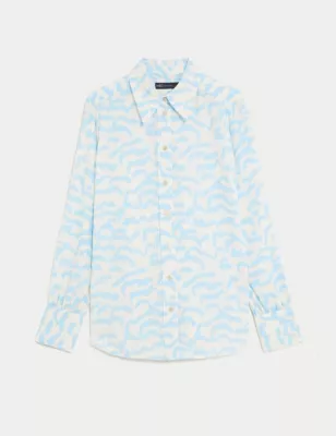 Printed Collared Shirt