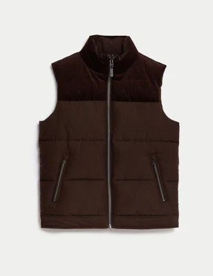 Corduroy Gilet With Thermowarmth&trade;