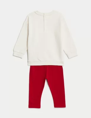 2pc Cotton Rich Reindeer Outfit (0-3 Yrs)