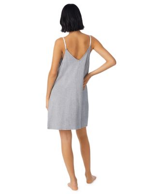 Jersey Strappy Logo Short Chemise