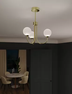 Emelie Ribbed Ceiling Light