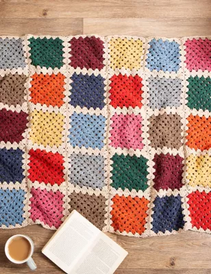 Catalonia Granny Squares Blanket Crochet Kit