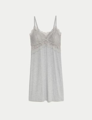 Body Soft&trade; Lace Trim Chemise