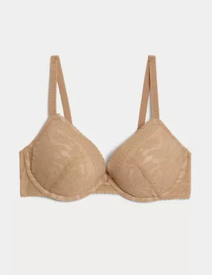 Flexifit&trade; Lace Wired Push-Up Bra A-E