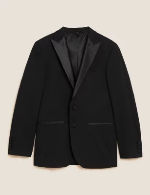 Regular Fit Stretch Tuxedo Jacket