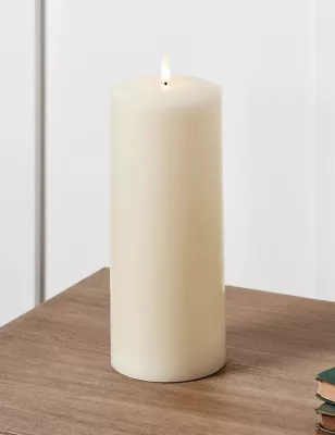 Truglow&trade; Chapel Pillar Led Candle