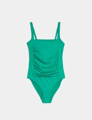 Tummy Control Square Neck Swimsuit