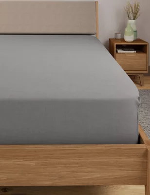 Cotton Rich Percale Extra Deep Fitted Sheet