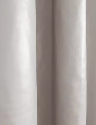 Faux Silk Pencil Pleat Blackout Curtains