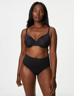 2pk Light Control Seamless High Leg Knickers