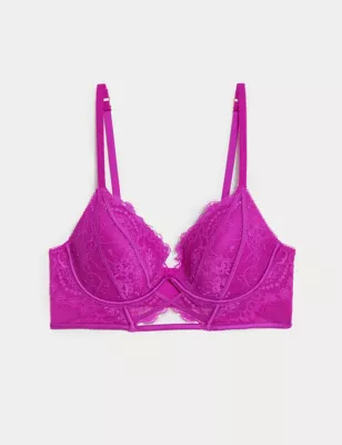 Blanca Lace Wired Longline Plunge Bra A-E