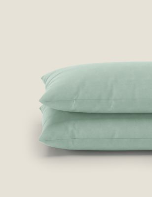 2pk Pure Cotton 300 Thread Count Pillowcases