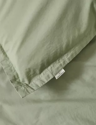 2pk Washed Cotton Square Pillowcases