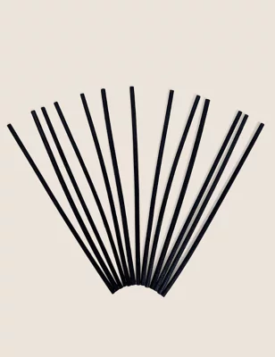 Set Of 40 Black Apothecary Diffuser Reeds