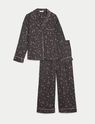 Dream Satin&trade; Star Print Pyjama Set