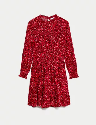 Floral Shirred Dress (6-16 Yrs)