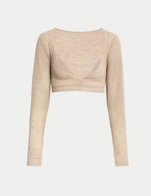 Light Control Flexifit&trade; Lace Armwear Top