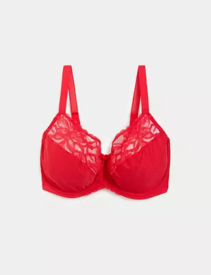 Wild Blooms Minimiser Full Cup Bra C-H
