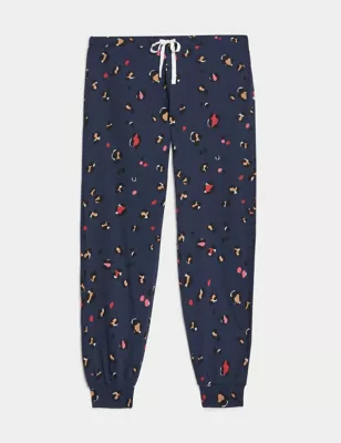 Cotton Modal Animal Print Pyjama Bottoms