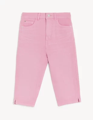 Magic Shaping Denim Knee Length Shorts