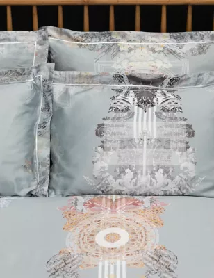 Pure Cotton Sateen Totem Damask Bedding Set