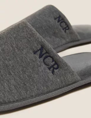 Personalised Jersey Mule Slipper