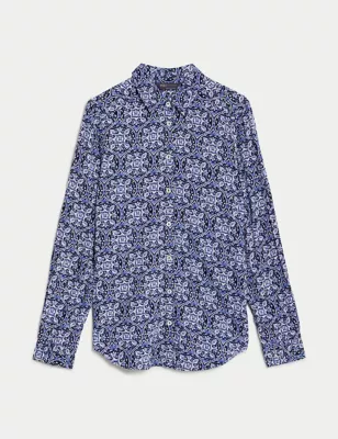 Printed Collared Shirt