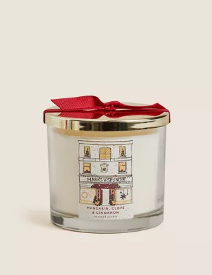 Mandarin, Clove & Cinnamon Scented Candle