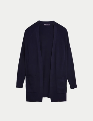 Ribbed Edge To Edge Longline Cardigan