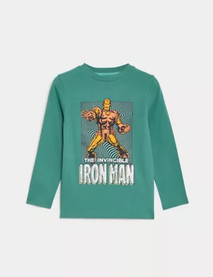 Pure Cotton Iron Man&trade; Top (2-8 Yrs)