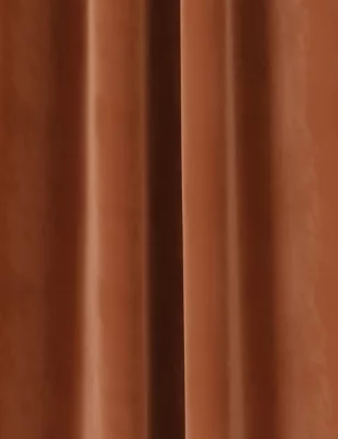 Velvet Pencil Pleat Thermal Curtains