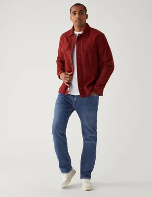 2pk Straight Fit Stretch Jeans