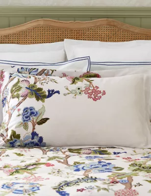 Pure Cotton Sateen Fussang Tree Oxford Pillowcase