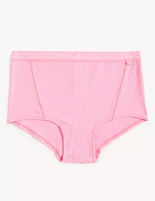 Meia High Waisted Boy Shorts