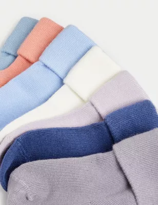 7pk Cotton Rich Baby Socks
