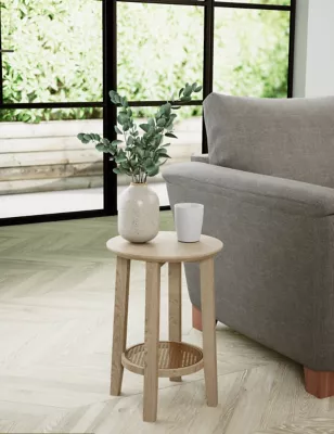 Maya Cane Side Table