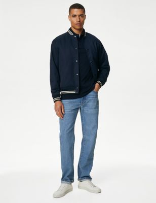 2pk Pure Cotton Tipped Polo Shirts