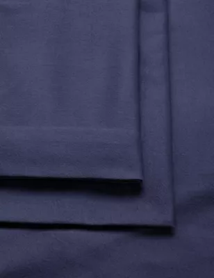 Pure Brushed Cotton Flat Sheet