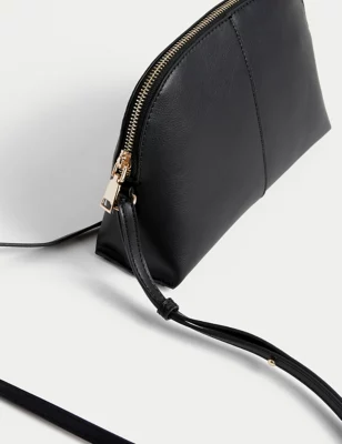 Faux Leather Cross Body Bag