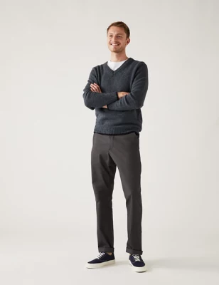 2pk Regular Fit Stretch Chinos