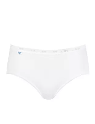 3pk Cotton Rich High Waisted Midi Knickers